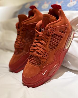 Scarpe da basket Air Jordan 4 Retro, arancioni, 43