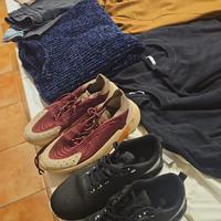 80 pezzi tra scarpe e abbigliamento