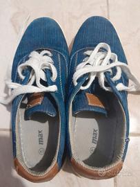 Scarpe uomo casual in tela taglia