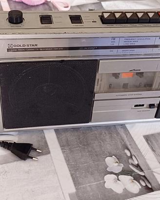 Radioregistratore Vintage Goldstar TSR-670 Anni 80