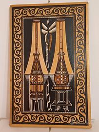 Quadro in Legno indonesiano