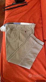 Pantalone da uomo in velluto a coste beige inverno