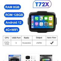 autoradio car tablet jeep renegade 