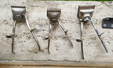 Rasoio manuale e forbice per capelli da uomo