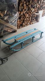 Slittino in legno 2 posti