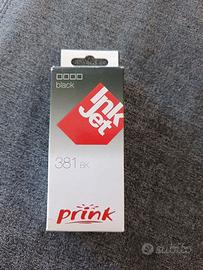 Cartuccia nera Prink 381 BK nuova sigillata