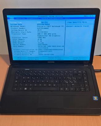 notebook Compaq presario