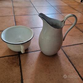 vaso notte e porta acqua