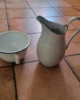 vaso notte e porta acqua