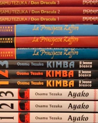 Lotto manga Osamu Tezuka serie complete