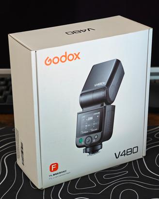 Flash Godox V480 per Fujifilm