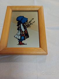 piccolo quadretto a specchio con Holly Dolly.