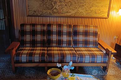 Salotto in stile rustico o country