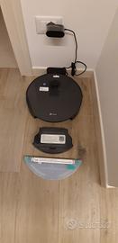 robot aspira/lava pavimenti con batteria ricambio 