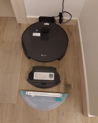 robot aspira/lava pavimenti con batteria ricambio 