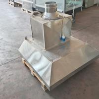 Cappa inox per cucina professionale usata
