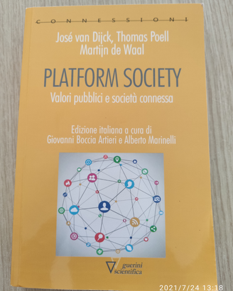Platform society valori pubblici e società conness