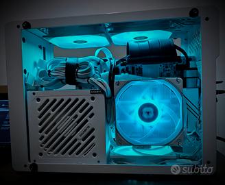 computer PC gaming mini bianco