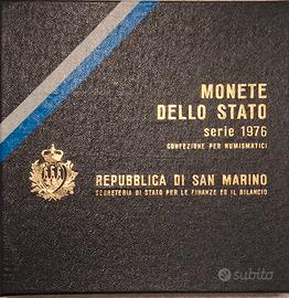 Monete dello Stato 1976 Repubblica di San Marino 