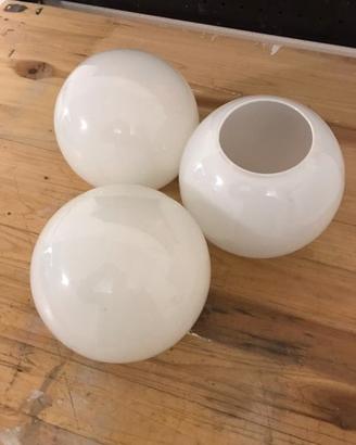 Bocce Bianche per lampadari vintage