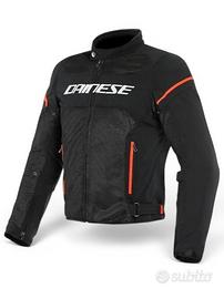 Giubbotto moto DAINESE Air Frame D1 nero rosso flu