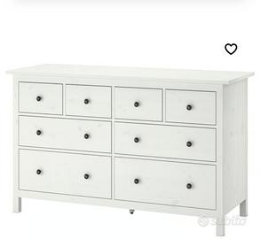 cassettiera hemnes con piano fasciatoio