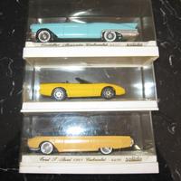 3 modellini 1 43 auto americane SOLIDO epoca '60