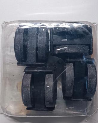 Set ruote/piedini con supporto – per mobili