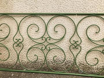 Pannello decorativo in ferro battuto-cm.387 x 79