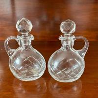 Set olio e aceto in cristallo