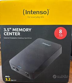 Intenso 8 TB Hard Disk esterno da 3,5" USB 3.2