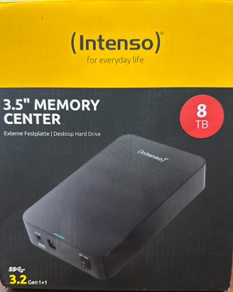 Intenso 8 TB Hard Disk esterno da 3,5" USB 3.2