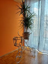 Fioriera a forma di bicicletta