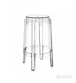 Sgabello Kartell Charles Ghost 2 pezzi 
