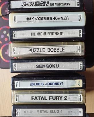 Lotto SNK MVS schede gioco + base