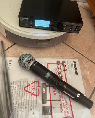Microfono Shure uldx4 in metallo