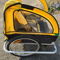 Rimorchio bici Jogger M-WAVE nuovo