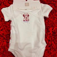 coppia di body e pantaloni Disney per neonata