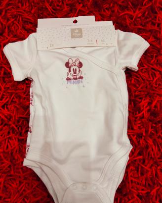 coppia di body e pantaloni Disney per neonata