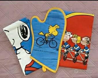 2 SET CUCINA SNOOPY E PIERRE CARDN