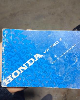 Honda VF 750 F libretto