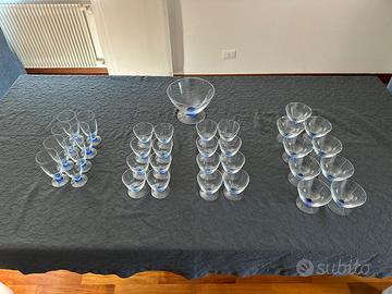 Set bicchieri e coppette in vetro – 34 pezzi