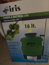 Pompa a batteria litio