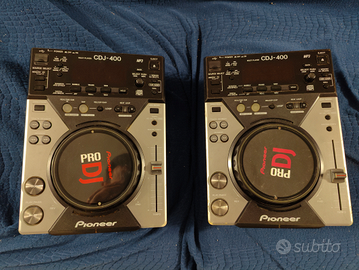 Coppia Pioneer CDJ 400