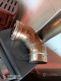 Tubi inox canna fumaria 120mm