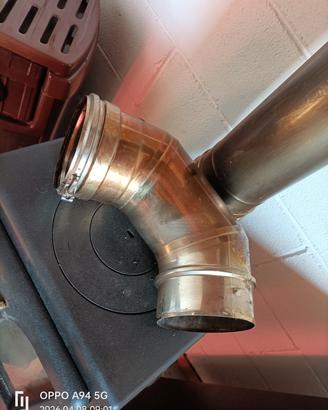 Tubi inox canna fumaria 120mm