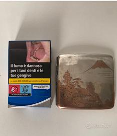 Portasigarette argento Giappone 1932