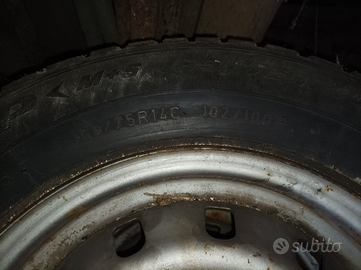 4 cerchi e gomme 14 c