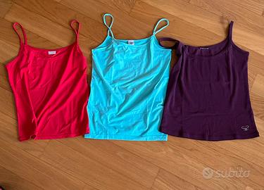 Canottiere n.3 pz donna