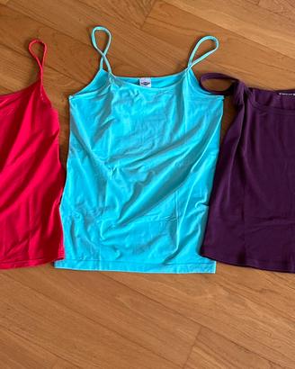 Canottiere n.3 pz donna